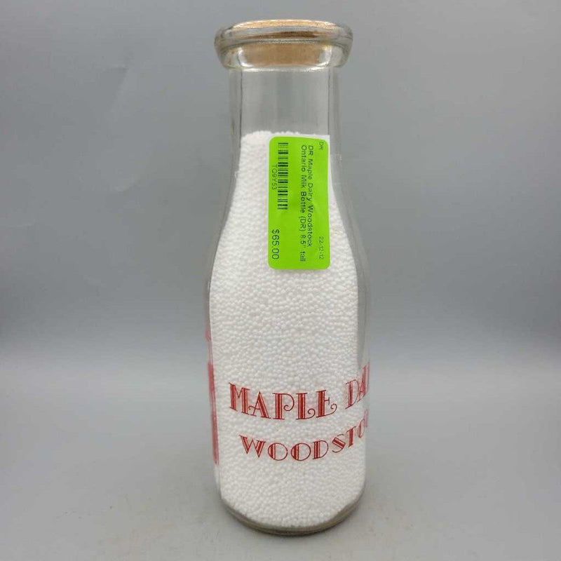 Maple Dairy Woodstock Ontario Milk Bottle (DR)