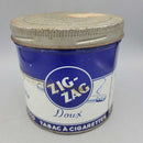 Zig Zag Round Tobacco Tin (JAS)