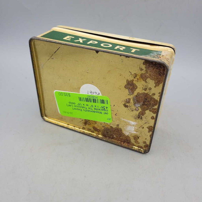Macdonald's Export cigarette Tin Tobacco (Jef)