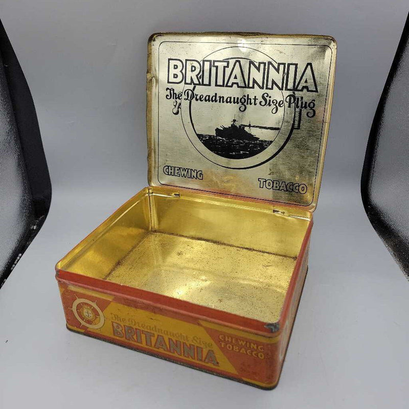 Britannia Chewing Tobacco Tin Rare (JEF)