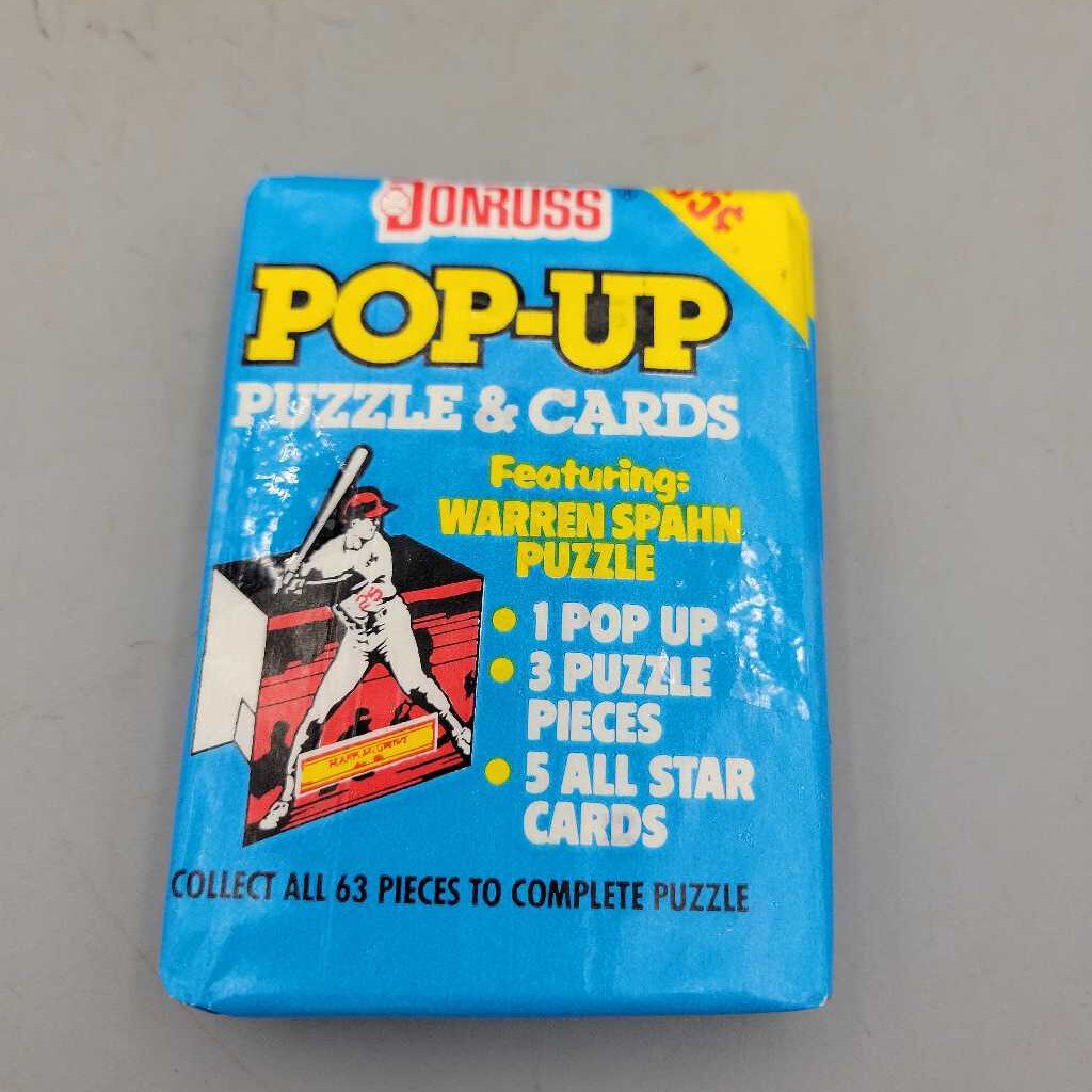 1989 Donruss Baseball Pop Up Cards 3 pk (JAS)