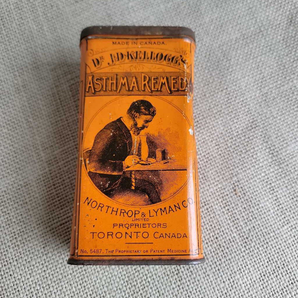 Asthma Remedy Tin (COL #0833)