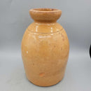 Redware Pottery Crock Excellent Glazed Color (Jef)