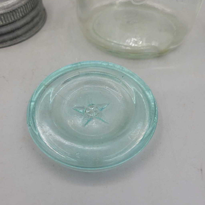 Star Quart Fruit Jar With Lid (Jef)
