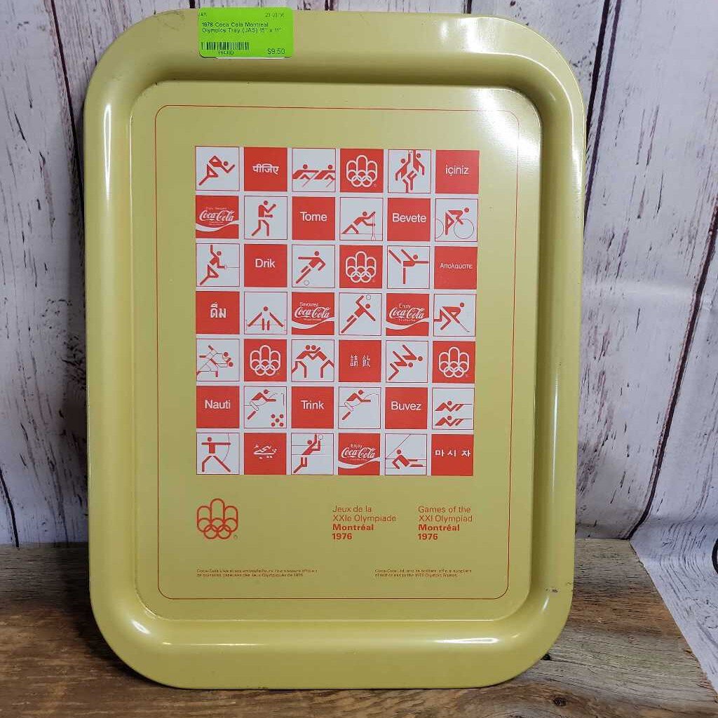 1976 Coca Cola Montreal Olympics Tray (JAS)