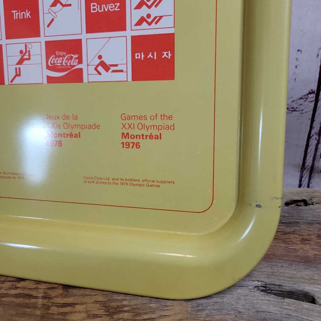 1976 Coca Cola Montreal Olympics Tray (JAS)