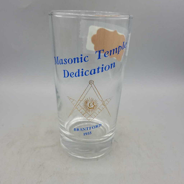 Masonic Dedication Glass Brantford 1955 (TAF)