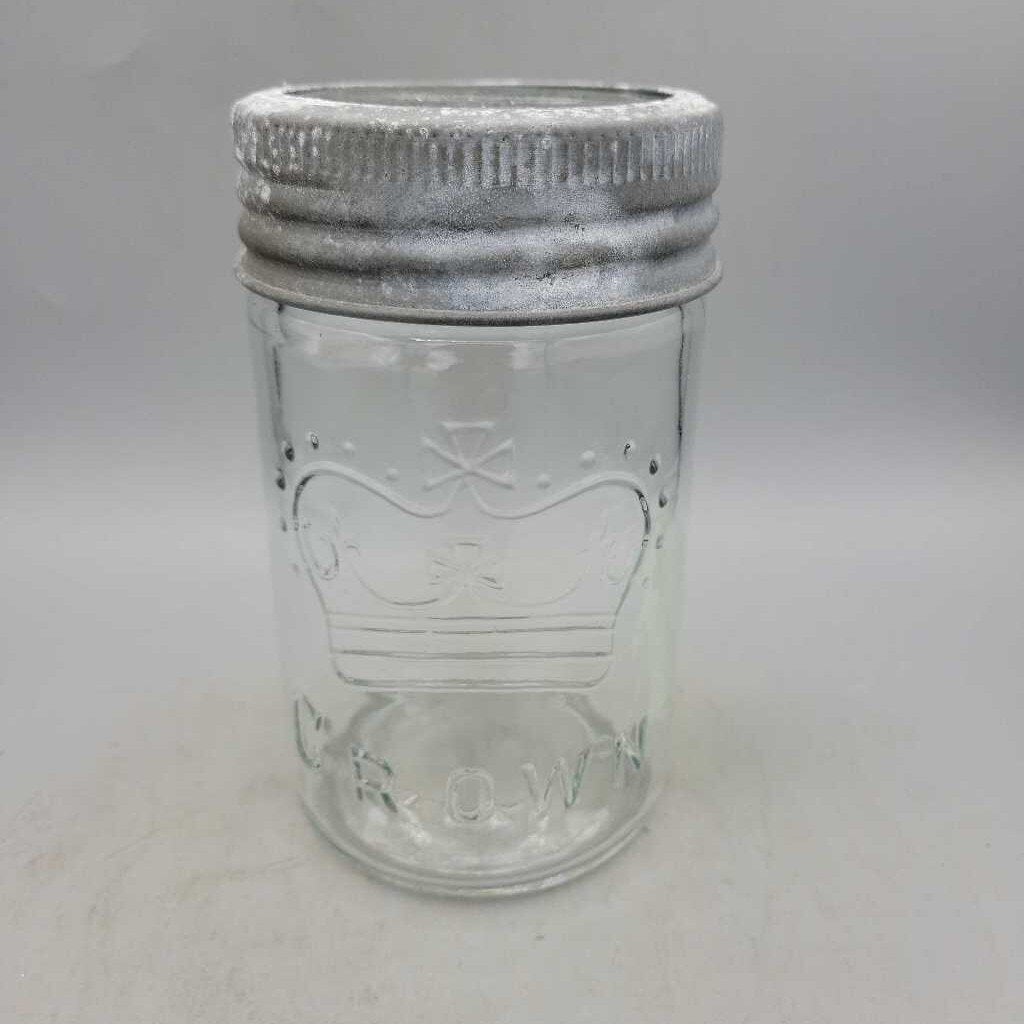 Crown Pint Sealer Canning Jar (JAS)