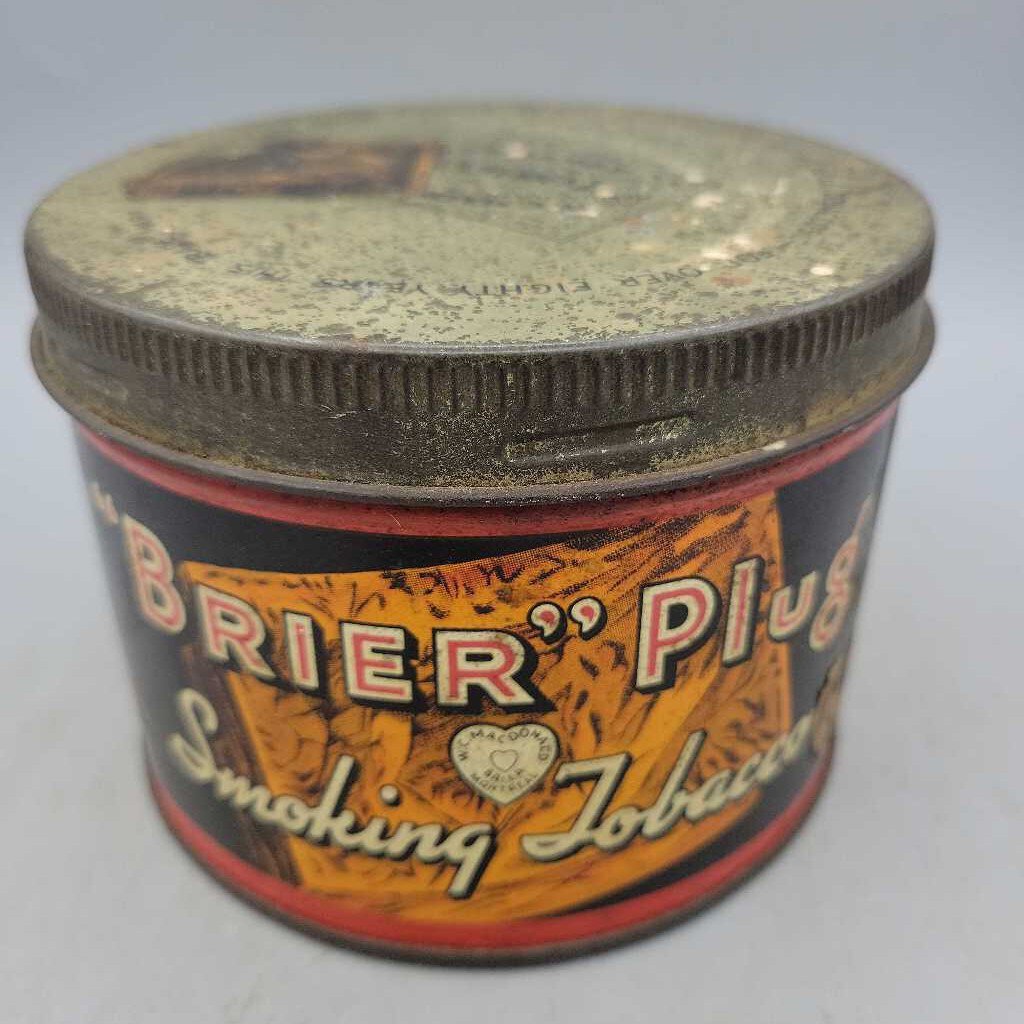 Brier Plug Smoking Tobacco Tin (JEF)