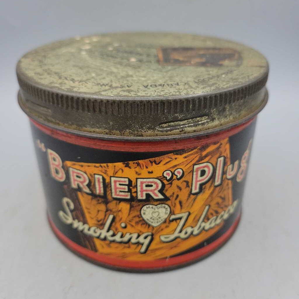 Brier Plug Smoking Tobacco Tin (JEF)