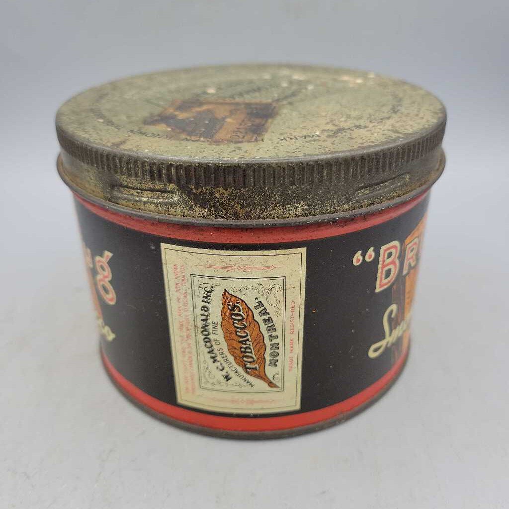 Brier Plug Smoking Tobacco Tin (JEF)