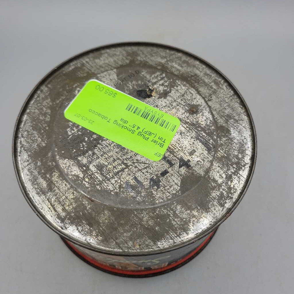 Brier Plug Smoking Tobacco Tin (JEF)