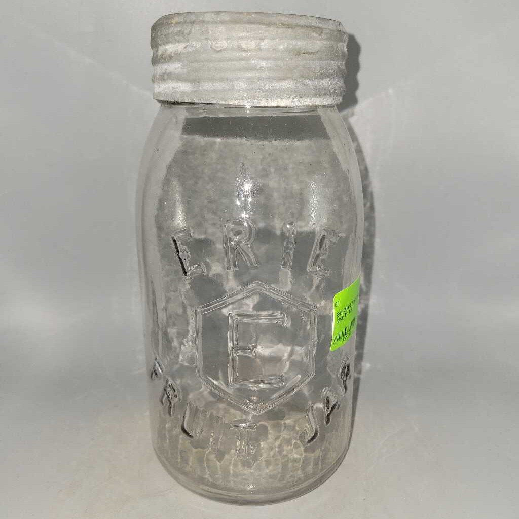 Erie Quart Fruit Jar (Jef)