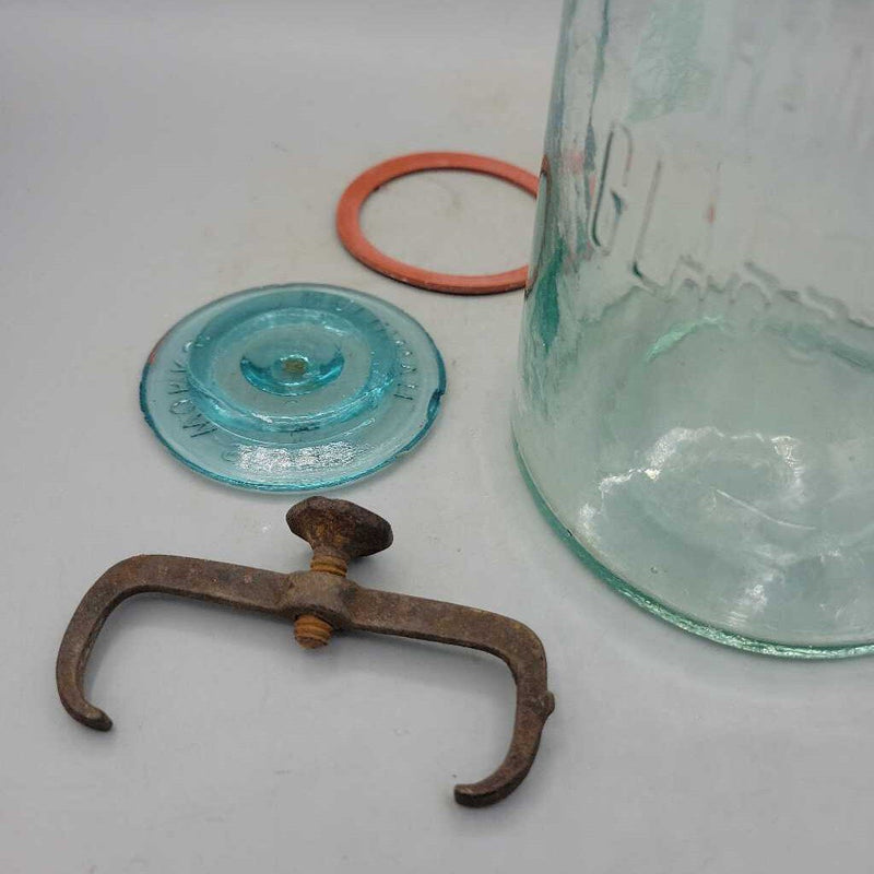 Hamilton Glass Works Clamp Fruit Jar Error (Jef)