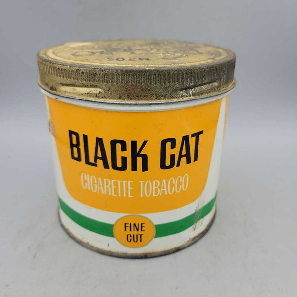 Black Cat Tobacco Tin round (Jef)