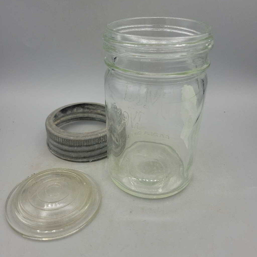 Mid West Winnipeg Canada Pint Canning Jar (JAS)