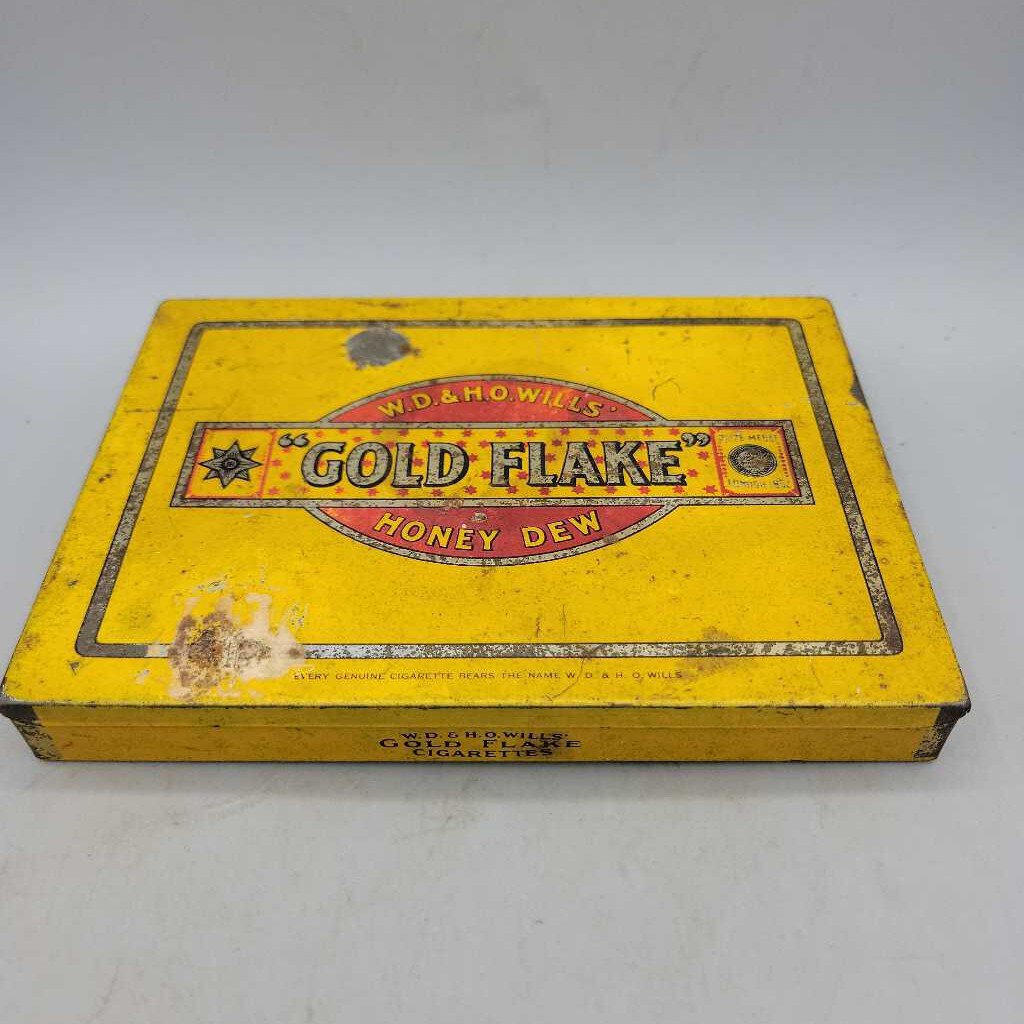 Gold Flake Flat 50 Cigarette Tin (JAS)