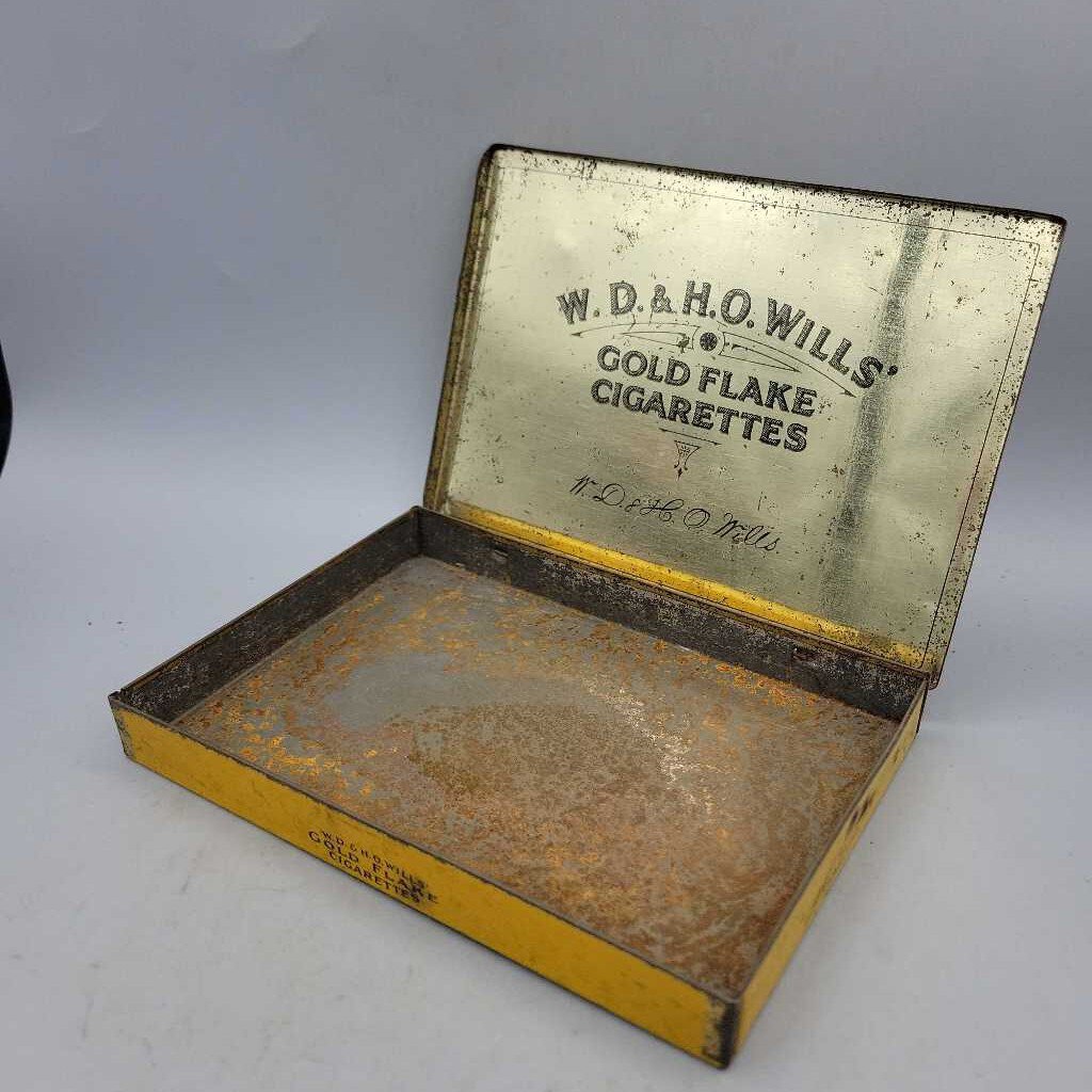 Gold Flake Flat 50 Cigarette Tin (JAS)