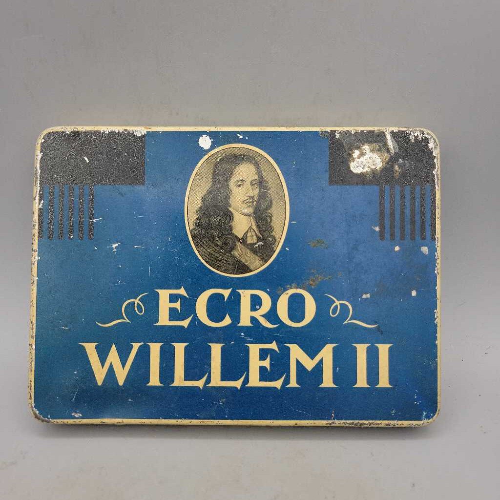 Ecro Willem II Flat 50 Cigarette Tin (JAS)