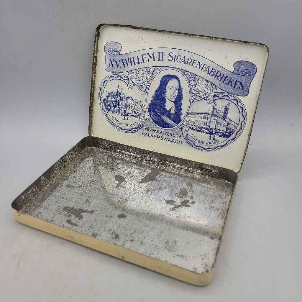 Ecro Willem II Flat 50 Cigarette Tin (JAS)