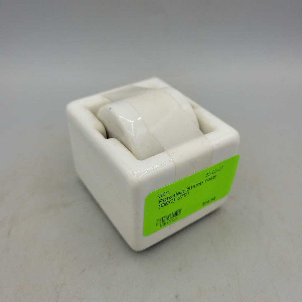 Porcelain Stamp roller (GEC) d701