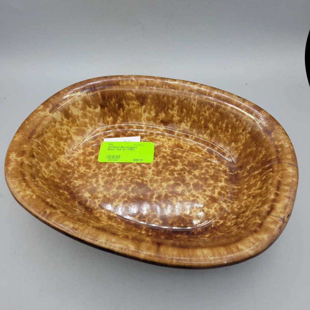 Antique Bennington Bowl AS IS (TRE)