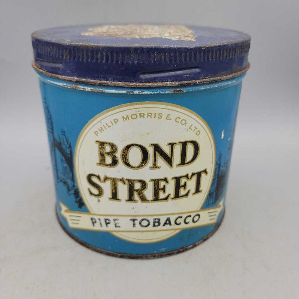 Vintage Pipe Tobacco Tin Bond Street (Jef)