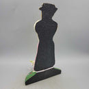 Vintage Cast Iron Lady Golfer Doorstop (Tre)