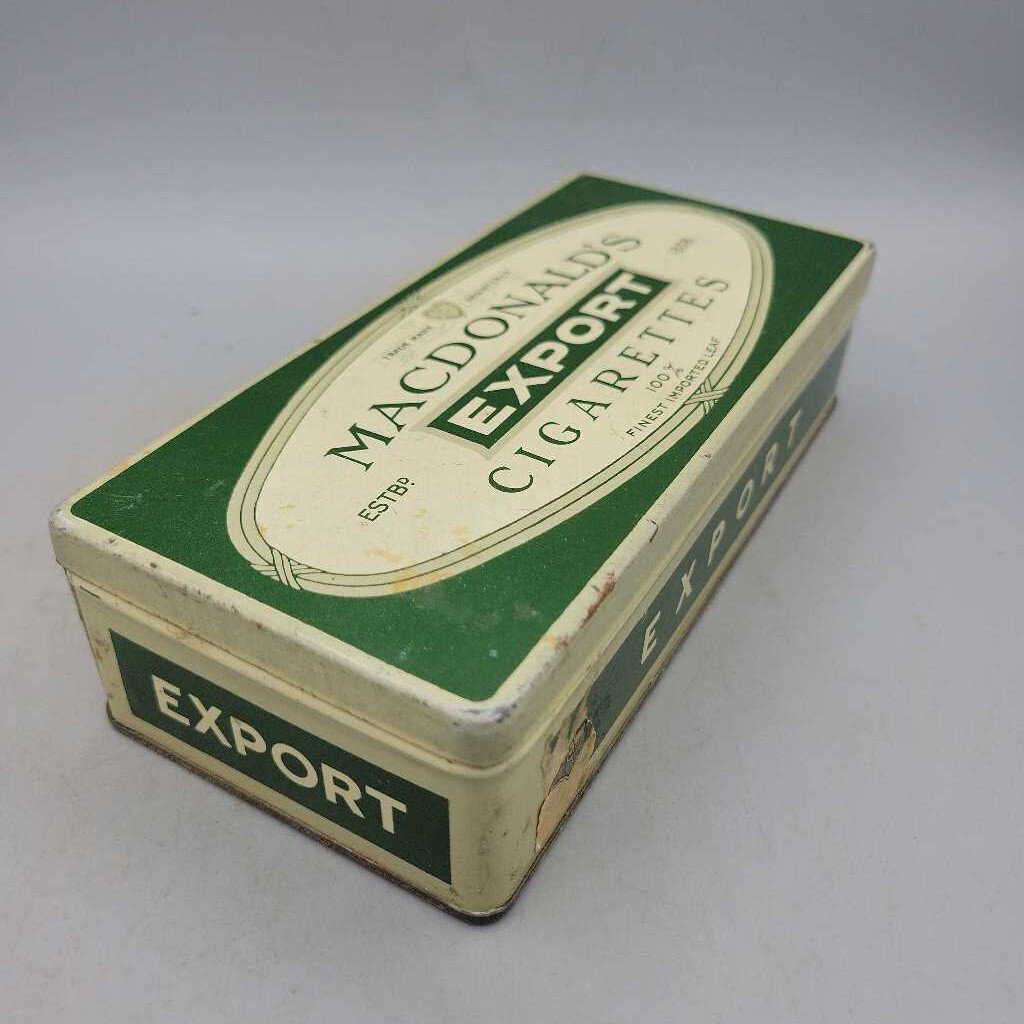 Macdonald's Cigarette Tin (Jef) Rare Size