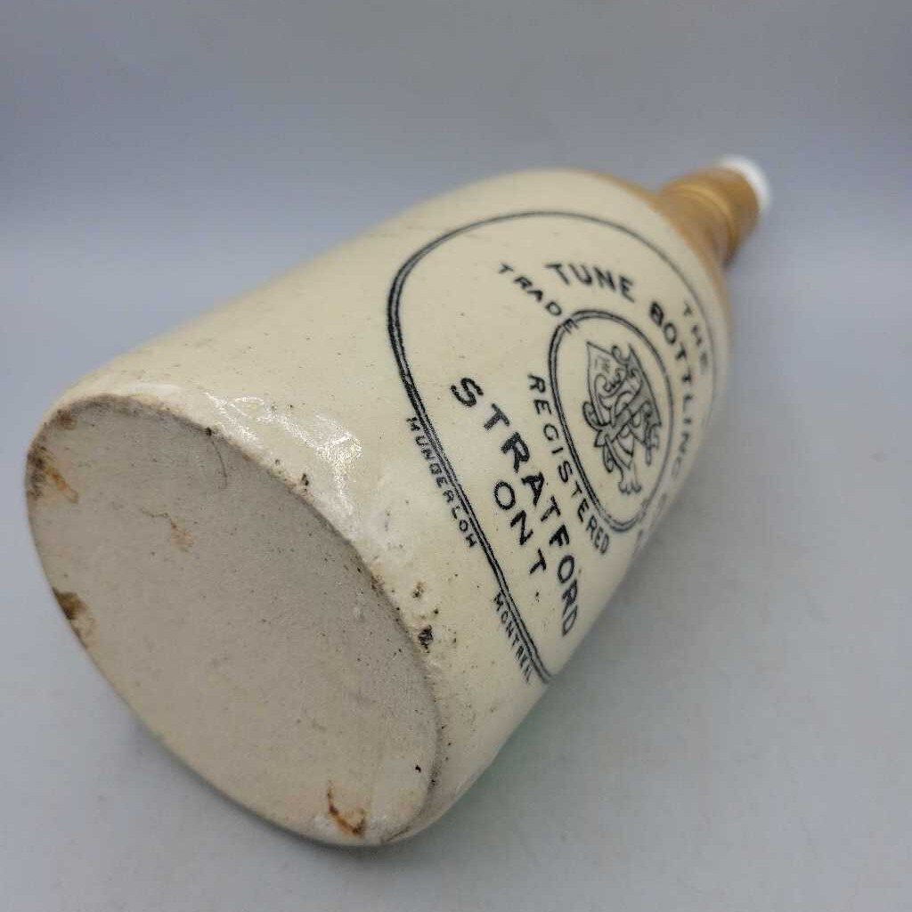 Antique Stone Ginger Bottle Tune Stratford (Jef)