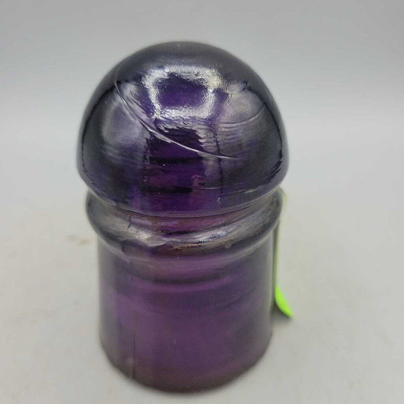 Antique Glass insulator Purple (Jef)