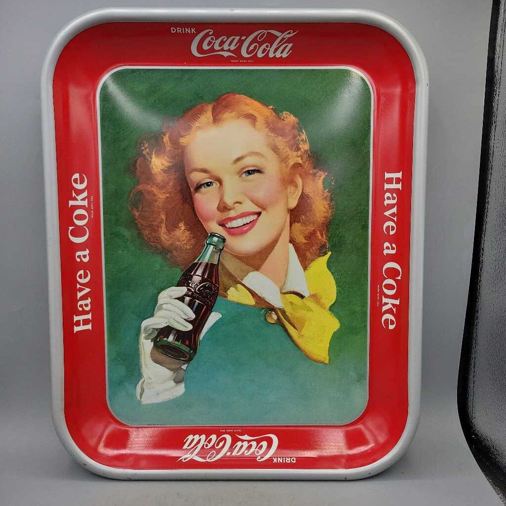 Coca Cola Tray 1950 Girl (Jef)