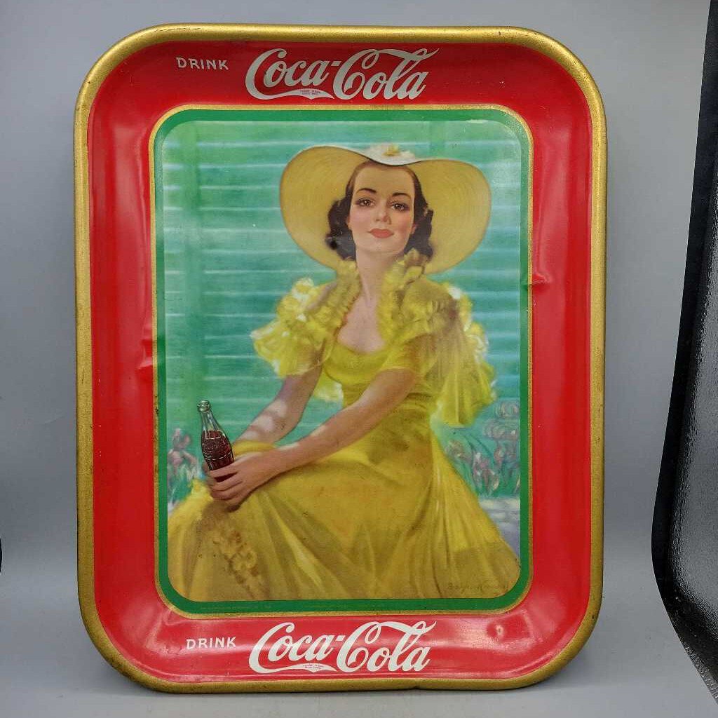 Coca Cola Tray 1938 Girl (Jef)