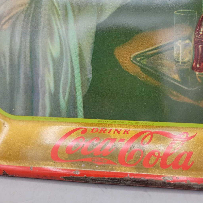 Coca Cola Tray 1936 Girl (Jef)