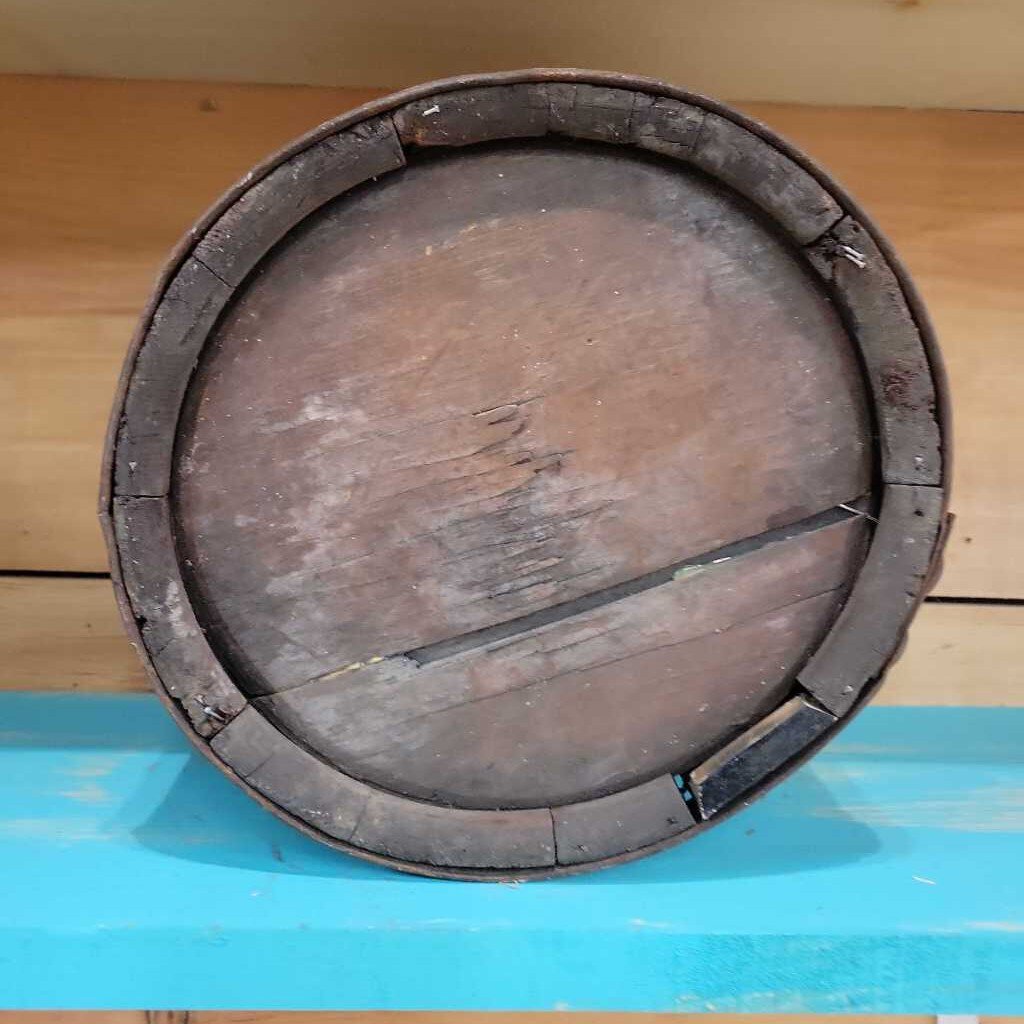 Antique Wooden Bucket (RB)