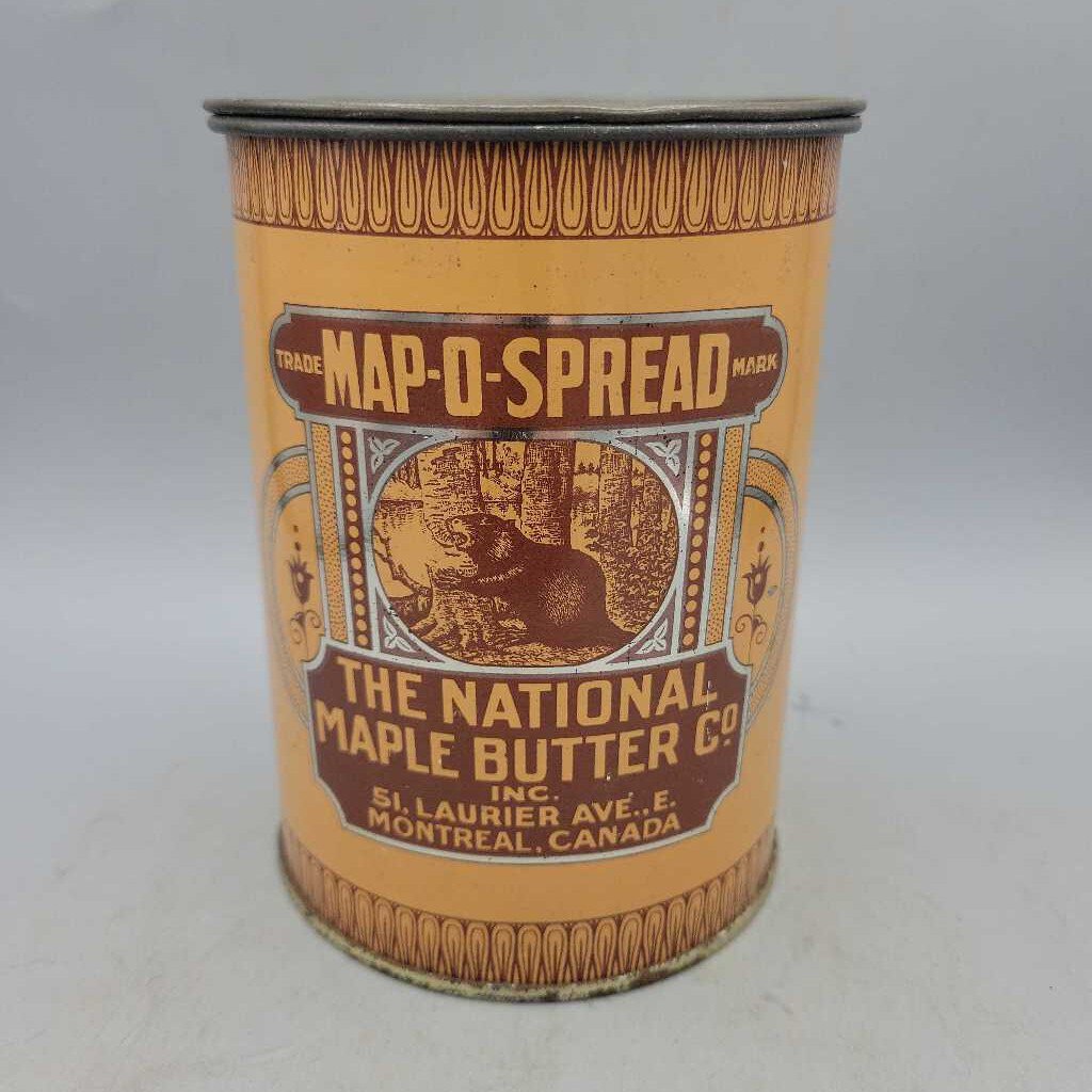 Map O Spread Tin Montreal Sugar Butter (Jef)