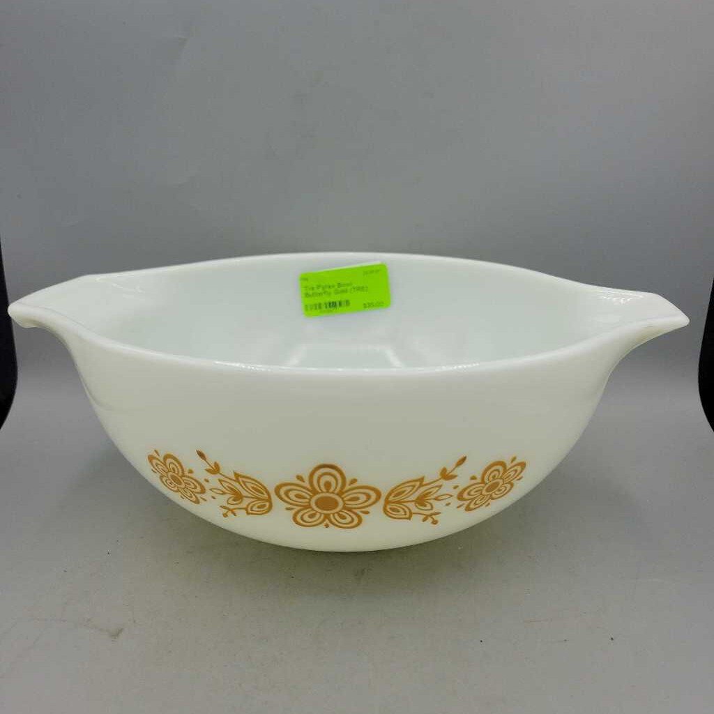 Pyrex Bowl Butterfly Gold (TRE) #443