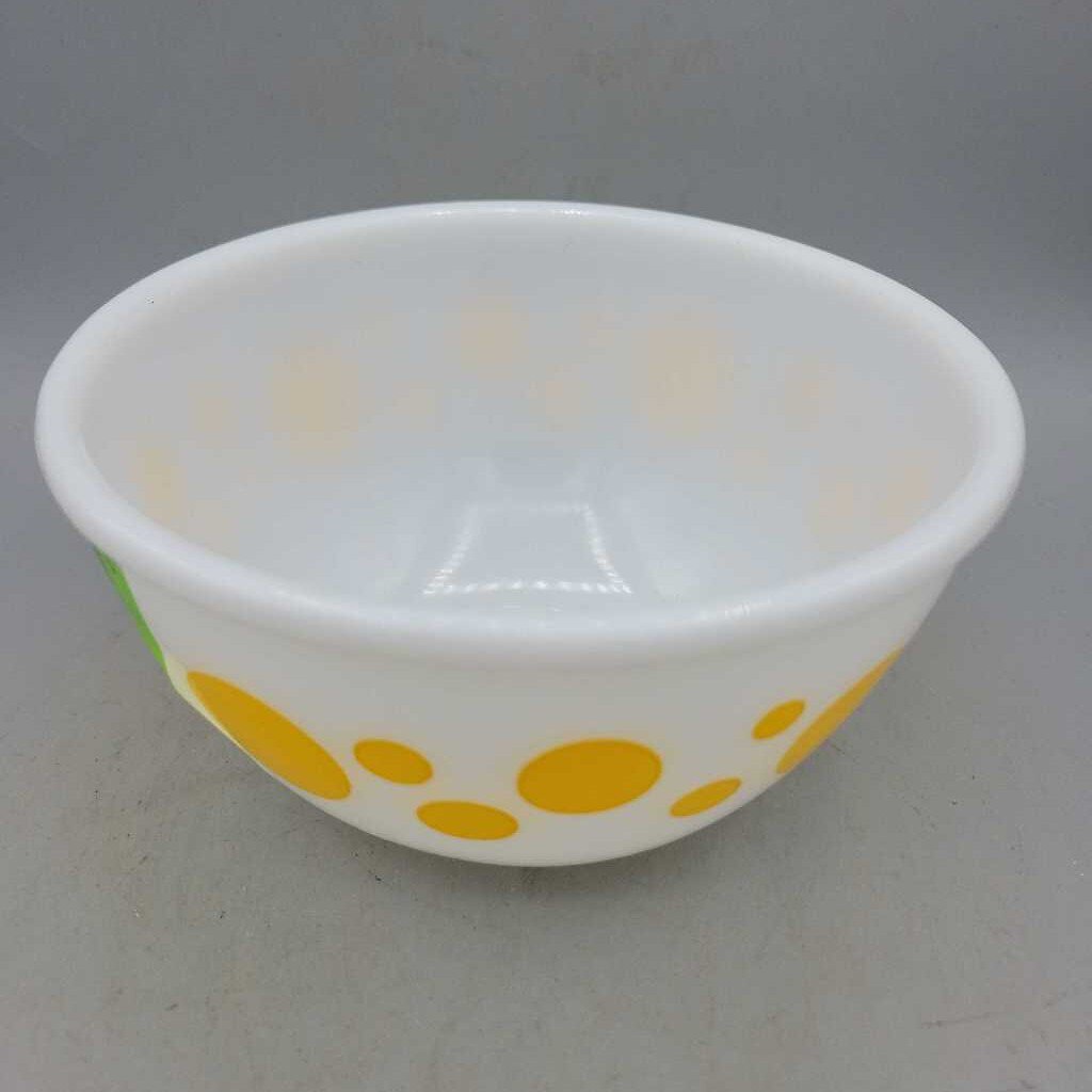 Hazel Atlas "Yellow Dots" Small mixing Bowl (RHA)