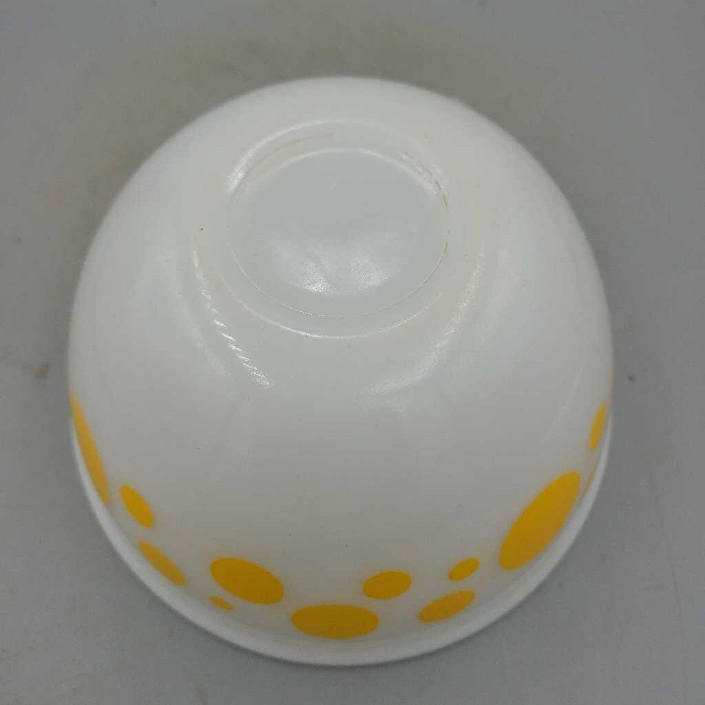 Hazel Atlas "Yellow Dots" Small mixing Bowl (RHA)