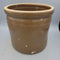 Small Brown Antique Stoneware Crock (JAS)