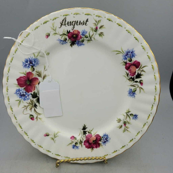Royal Albert "August" Plate (DEB)