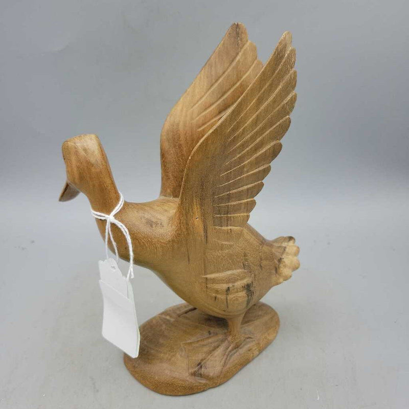 Wooden Carved Duck Signed Tara Bali (RHA)