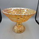 Carnival Glass Marigold Pattern Compote (DEB)