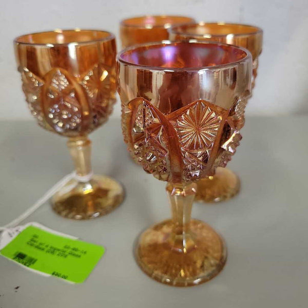 Set of 4 Imperial Glass Cordials (DS) 2175
