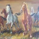 Hans Riedmann Oil On Canvas Horses (DEB)