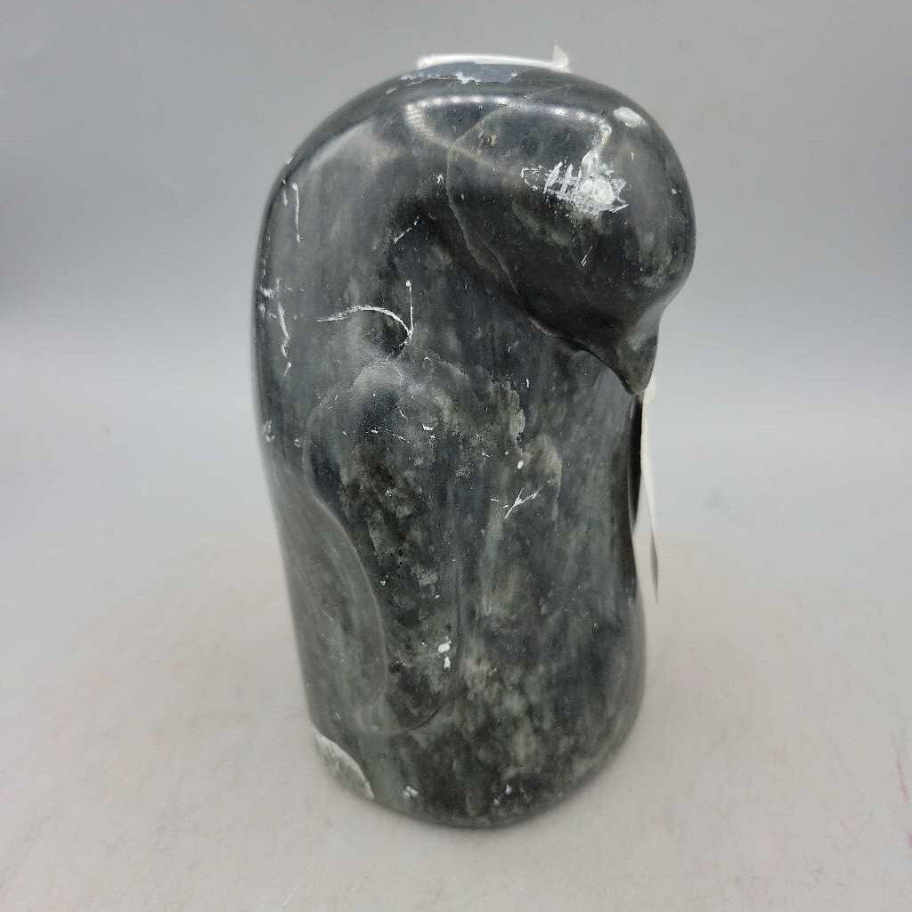 Signed Carved Soapstone Penguin (DEB)