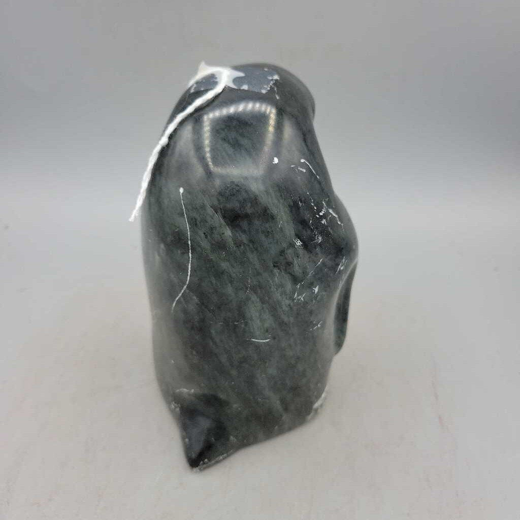 Signed Carved Soapstone Penguin (DEB)