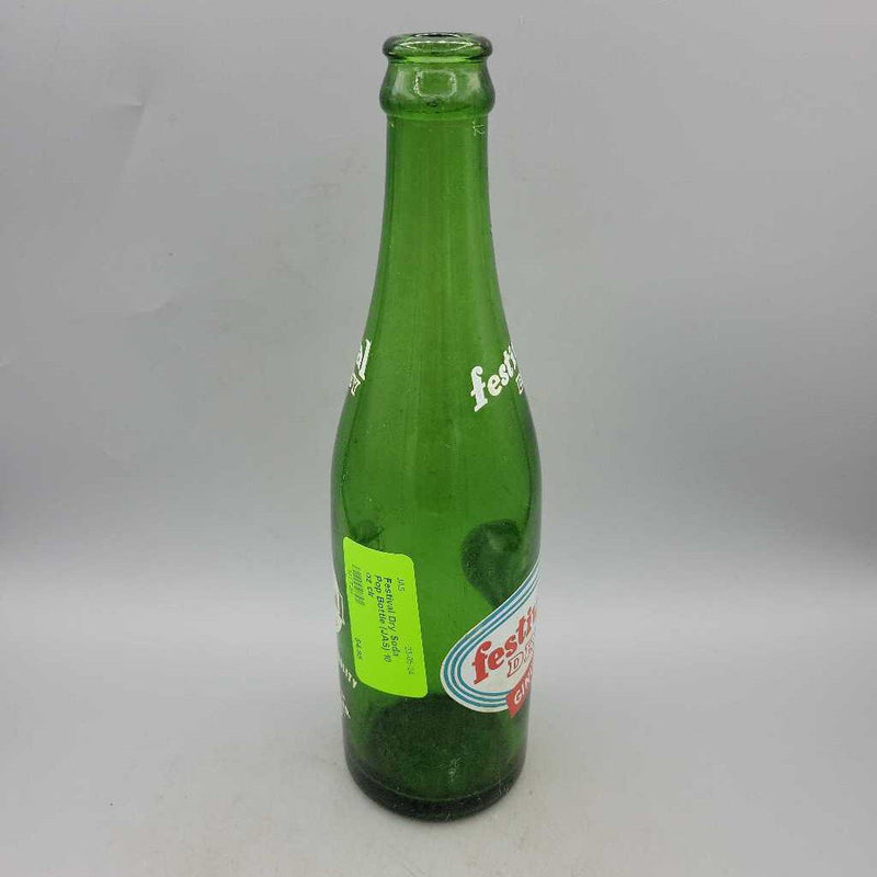 Festival Dry Soda Pop Bottle (JAS) 10 oz clr