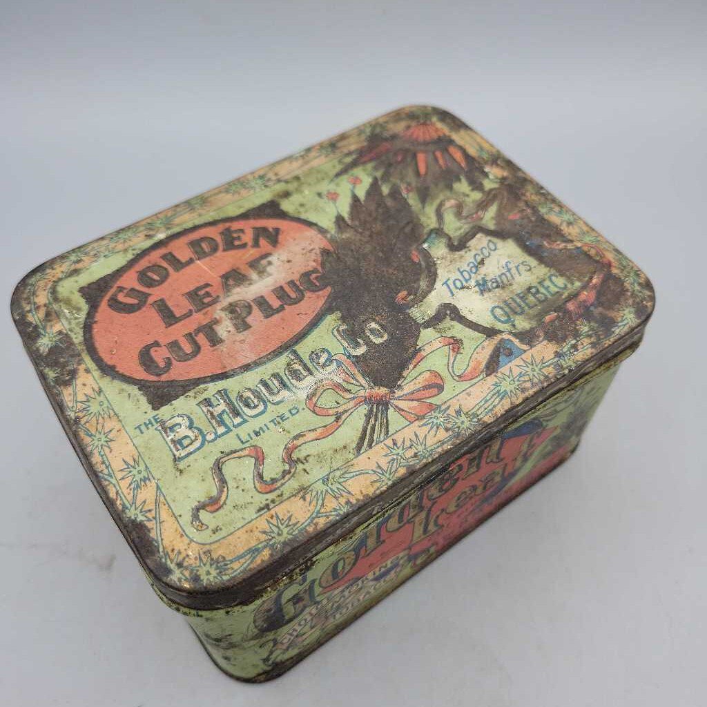 Golden Leaf Smoking Tobacco Tin (Jef)