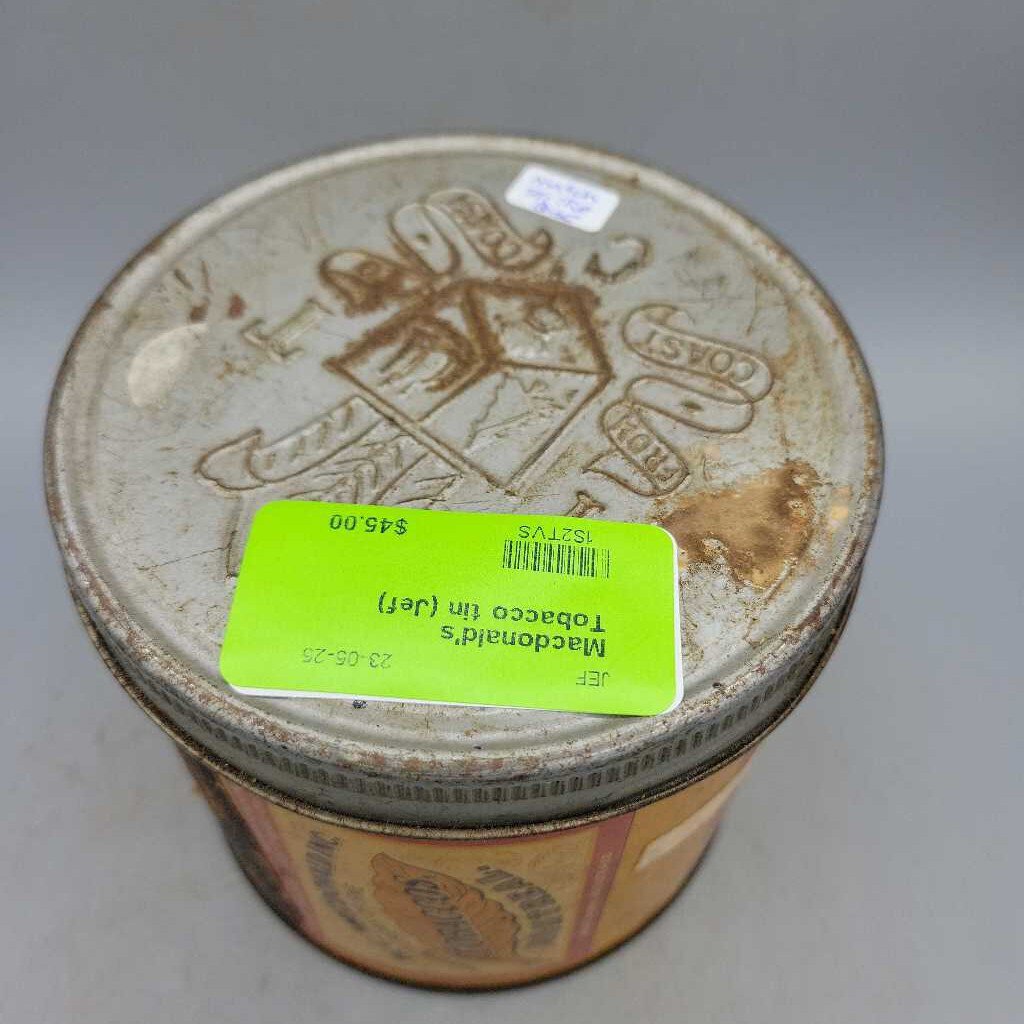 Macdonald's Tobacco tin (Jef)